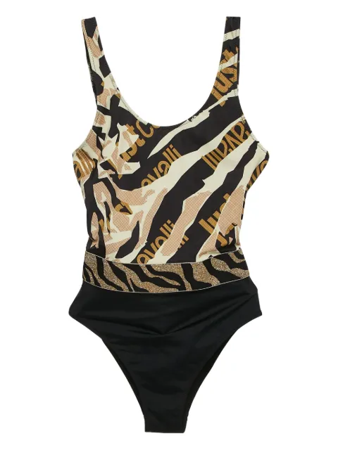 Just Cavalli Vintage tiger-print swimsuit Black 1115841