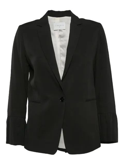 SANDRO pre-owned bell-sleeve blazer Black 1064617