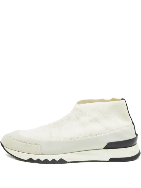 Hermès Pre-Owned Tokyo knitted sneakers White 1004228