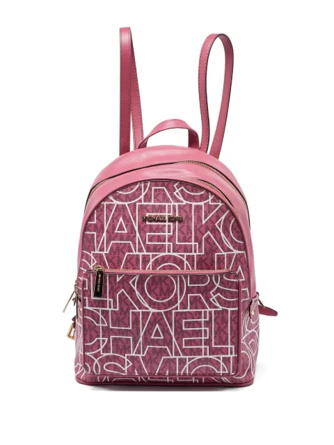 Michael Kors Vintage logo leather backpack Pink 1015555