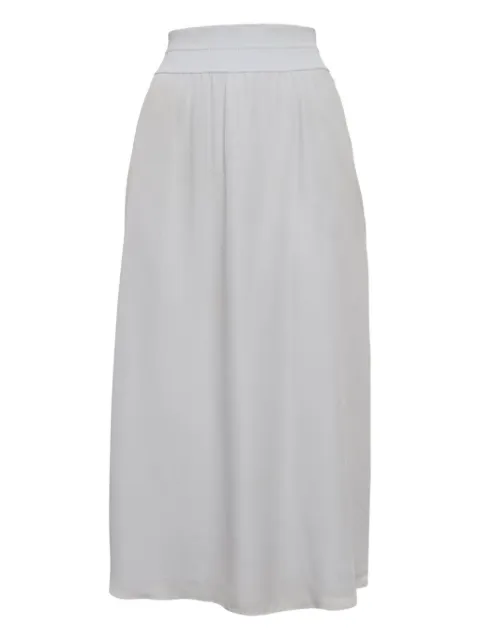 Theory pre-owned ribbed-waistband skirt Blue 1080178