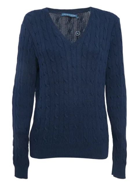 Polo Ralph Lauren Vintage Pre-owned cable-knit Sweater Blue 1045341
