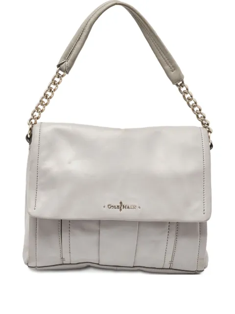 Cole Haan pre-owned pleated leather shoulder bag Grey 893306