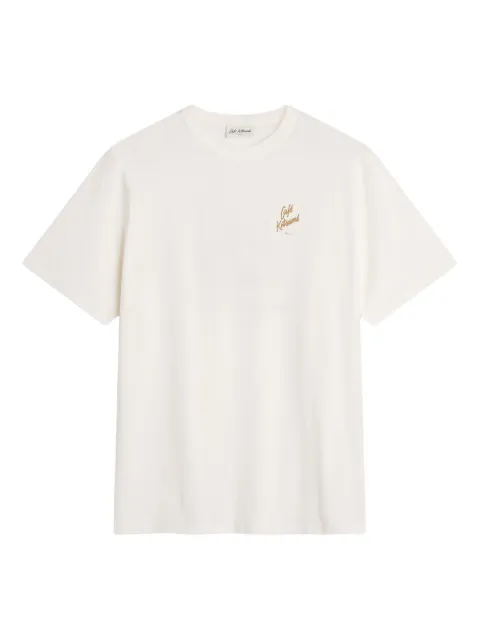 CAFÉ KITSUNÉ logo-embroidered T-shirt White PU00101KJ7014