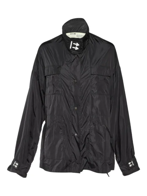 Off-White Pre-Owned Arrows-patch jacket Black 1062185