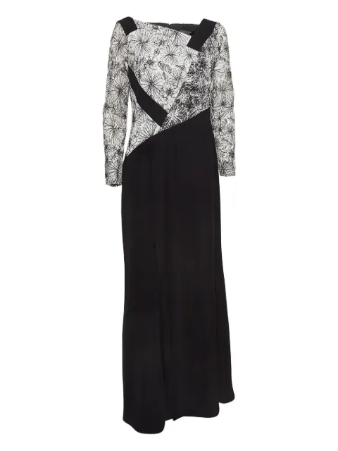 Tadashi Shoji lace-panel dress Black 1061138