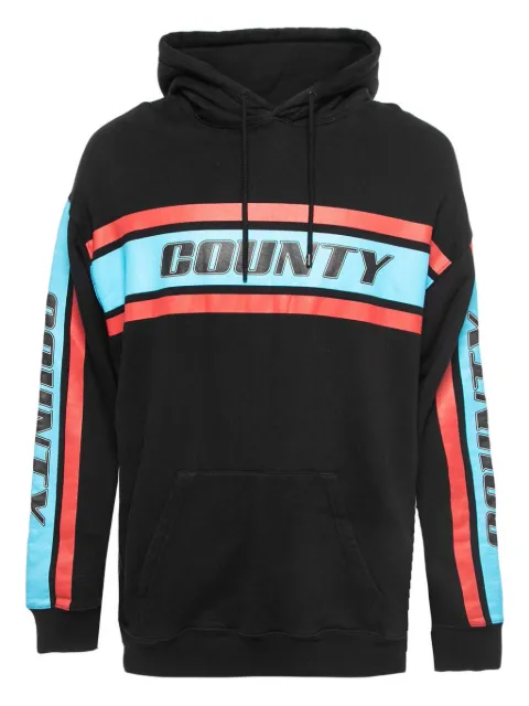 COUNTY OF MILAN 2024 logo-print hoodie Black 1046345