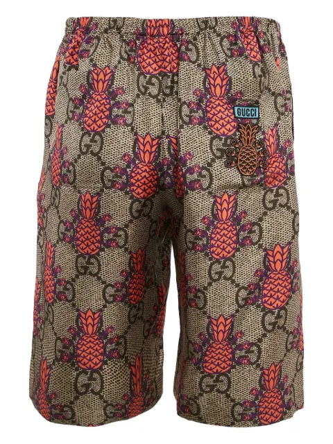 Gucci Pre-Owned GG pattern shorts Brown 1126751