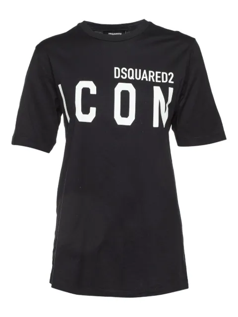 DSQUARED2 pre-owned Icon cotton T-shirt Black 1115642
