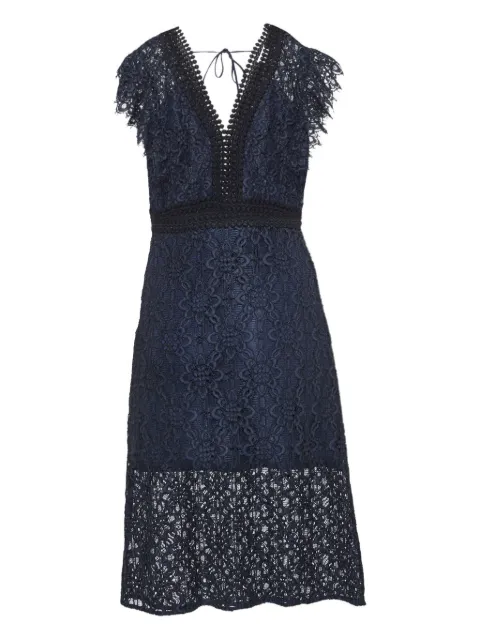 SANDRO floral-lace dress Blue 1009438