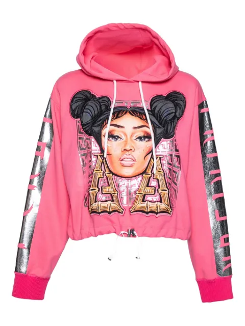 Fendi Pre-Owned Nicki Minaj-embroidered hoodie Pink 631251