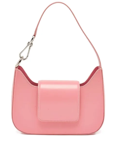 Lancel Vintage Sixtine leather flap shoulder bag Pink 1045573
