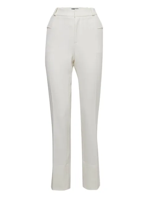 Roland Mouret pre-owned concealed-fastening trousers White 1026459
