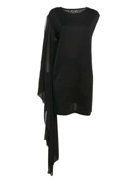Maison Martin Margiela Pre-Owned asymmetric mini dress Black 1111710