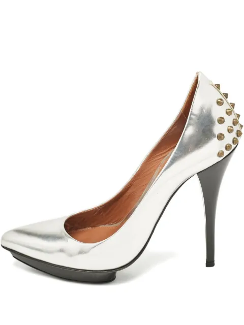 Alexander McQueen Pre-Owned 120mm studded pumps Grey 1110158