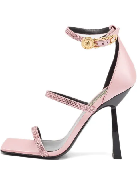 Fendi Pre-Owned x Versace crystal-embellished sandals Pink 1049403