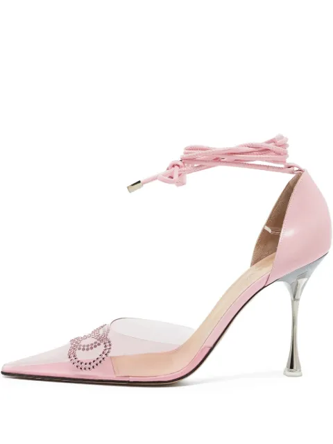 MACH & MACH pre-owned 100mm embellished pumps Pink 1131049