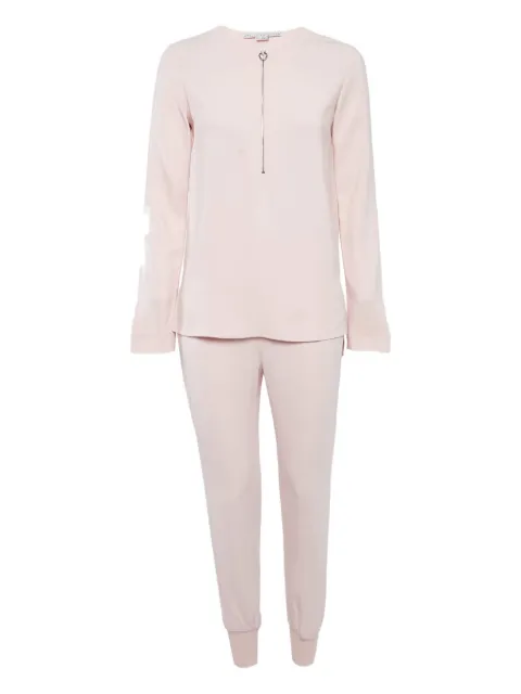 Stella McCartney Pre-Owned crepe zip-detail set Pink 1128332
