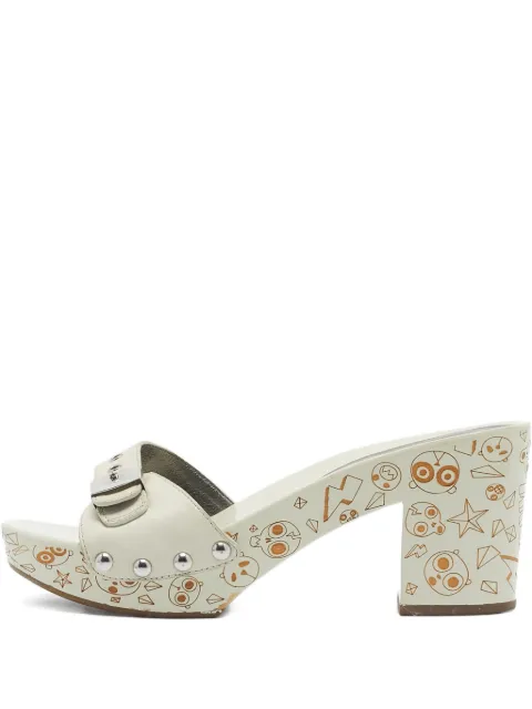 Marc Jacobs Vintage 90mm buckle-detail sandals White 1008449