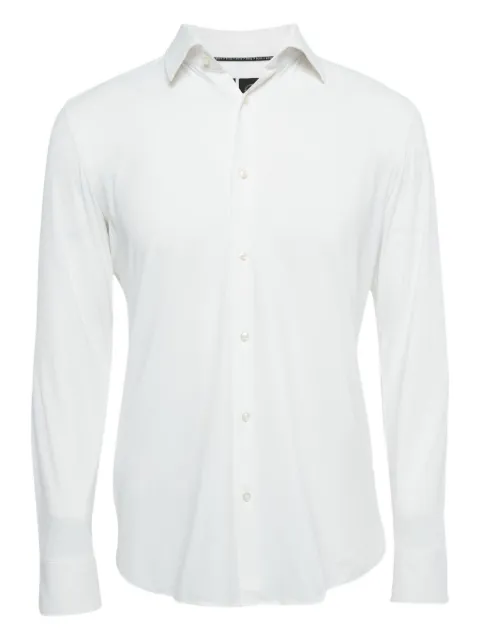 BOSS button-front shirt White 1096267