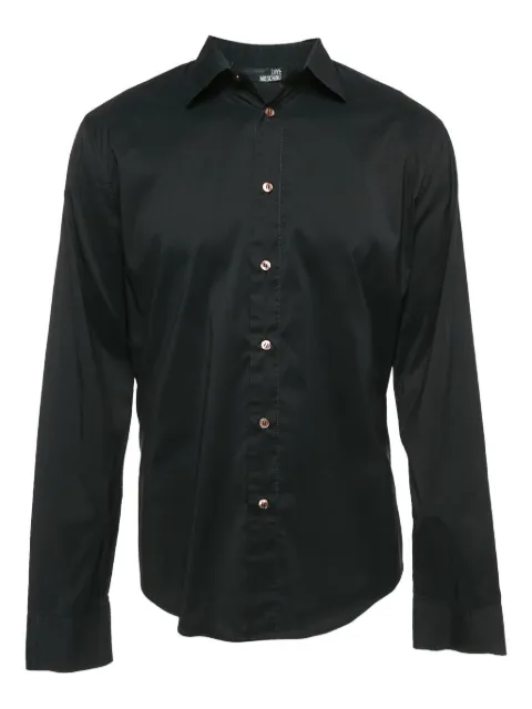 Love Moschino 2024 cotton shirt Black 1096283