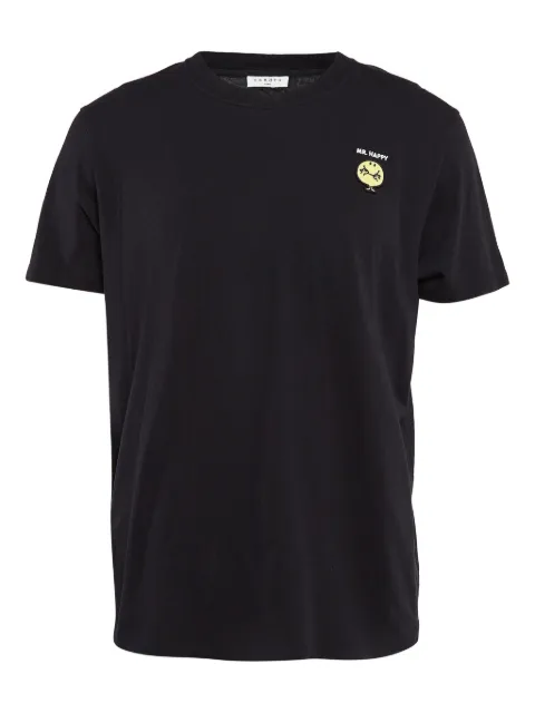 SANDRO embroidery-detail T-shirt Black 1040610