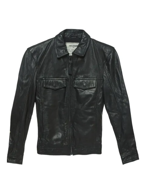 Zadig&Voltaire leather jacket Black 900138