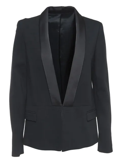 Karl Lagerfeld Vintage satin-collar blazer Black 918905