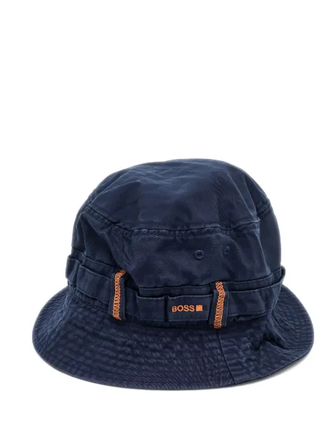 BOSS cotton bucket hat Blue 1130407