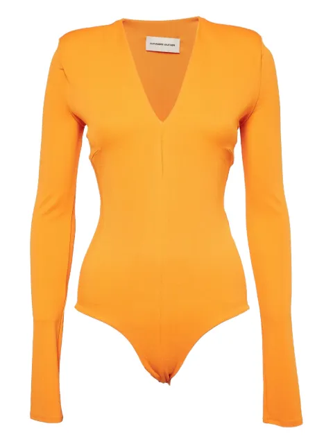 Alexandre Vauthier long-sleeves bodysuit Orange 1024530