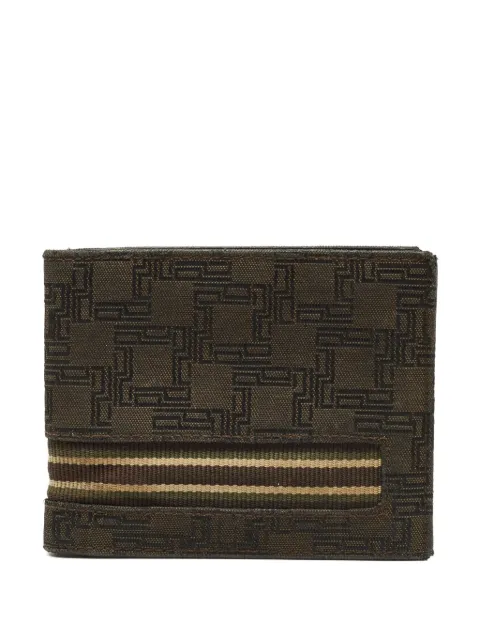 Dunhill geometric-pattern wallet Brown 833215