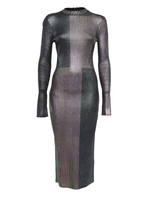 Christopher Kane ribbed midi dress Grey 1032151