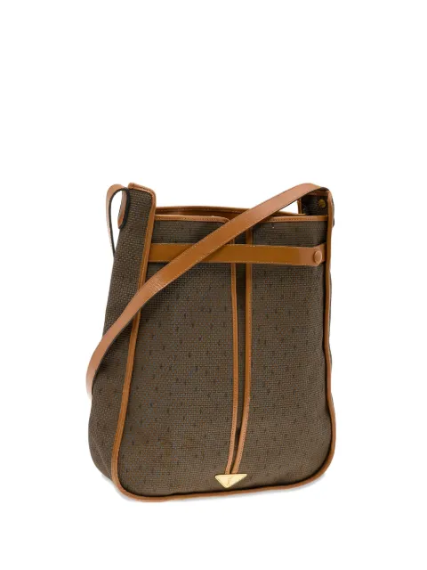 Saint Laurent Pre-Owned leather shoulder bag Brown 571393