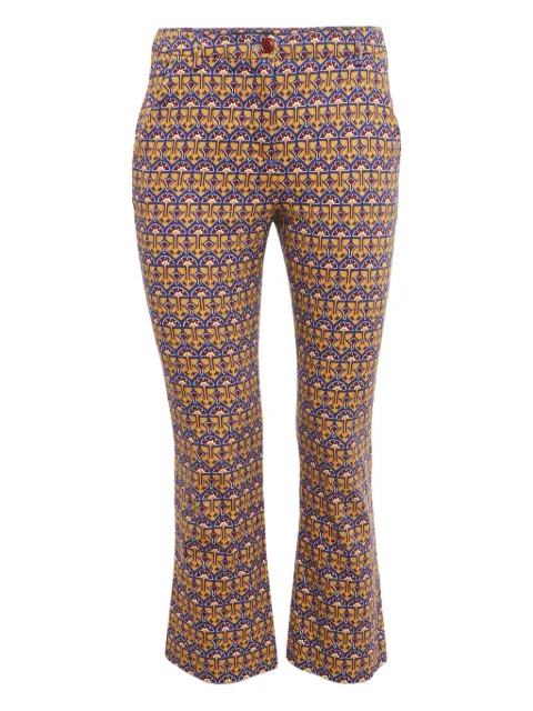Weekend Max Mara floral-print trousers Orange 1051001