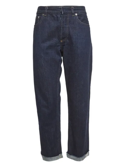 Christian Dior Pre-Owned concealed-fastening jeans Blue 1002716