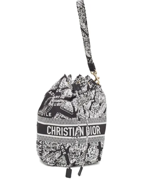 Christian Dior Pre-Owned graphic-print mini bag Black 935776