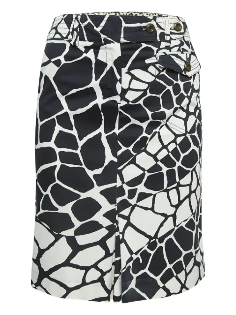Roberto Cavalli Vintage printed midi skirt Black 932337