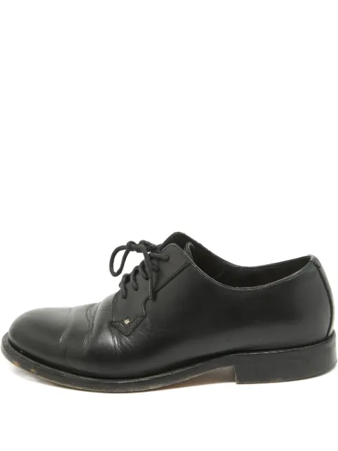 Valentino Garavani Pre-Owned leather Derby shoes Black 937506