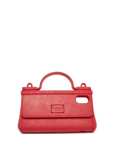 Dolce & Gabbana Pre-Owned pre-owned Sicily iPhone X case Red 978936