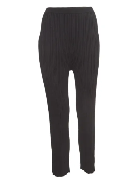 Dion Lee ribbed trousers Black 918891