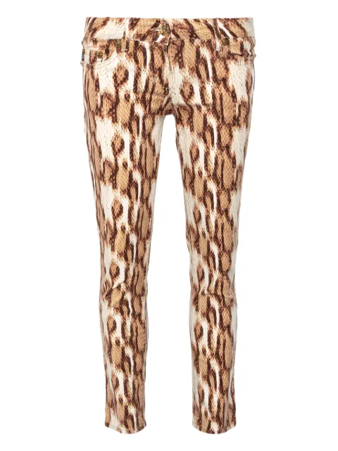 Just Cavalli Vintage animal-print trousers Neutrals 454134