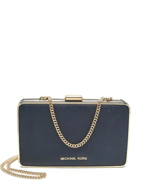 Michael Kors Vintage Elsie box chain clutch Blue 1115968