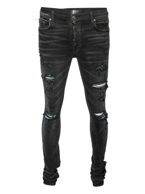 AMIRI distressed detailing jeans Black 626917