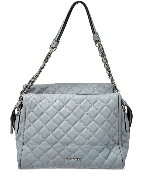 Michael Kors Vintage pre-owned Rachel quilted shoulder bag Blue 407993
