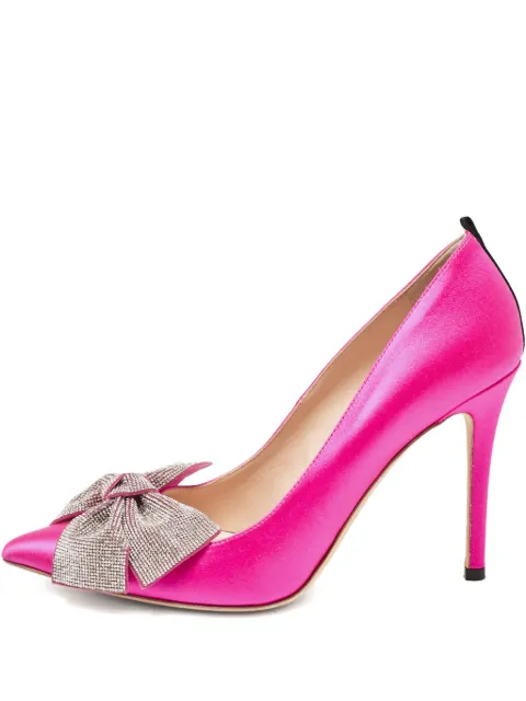 SJP by Sarah Jessica Parker satin bow pumps Pink 1081541