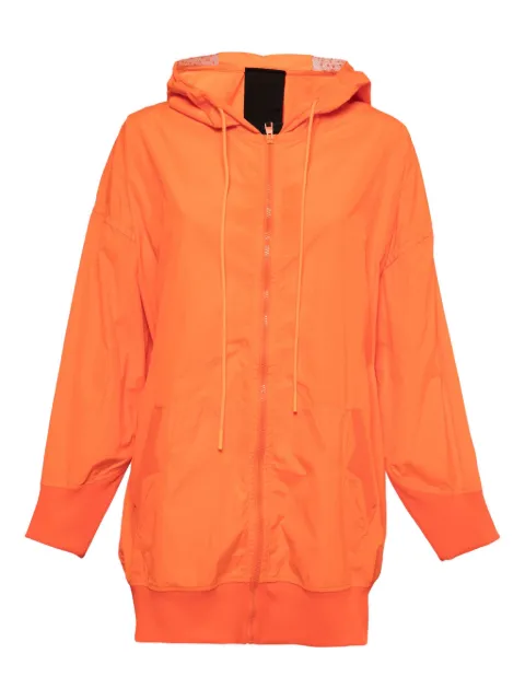 Valentino Garavani Pre-Owned hooded taffeta coat Orange 802657
