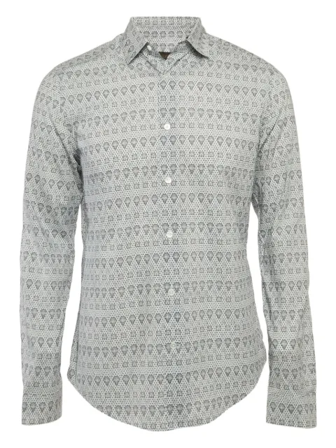 Louis Vuitton Pre-Owned hot air balloon-print shirt Blue 1114238