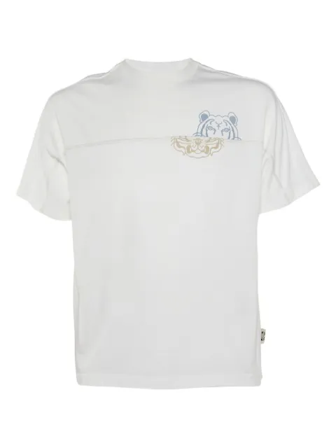 Kenzo Pre-Owned Tiger-print T-shirt White 894442