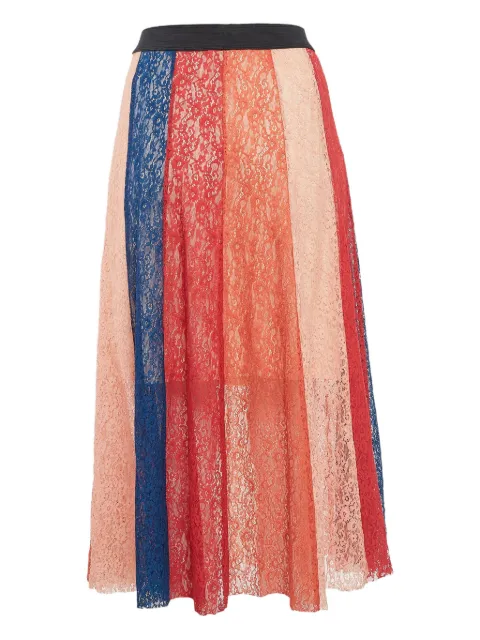 Maje Jupiter maxi skirt Orange 1043594