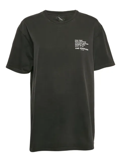 The Kooples pre-owned logo-print T-shirt Black 1083448